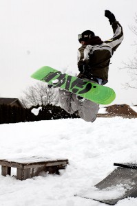 Kyle pulling a 180